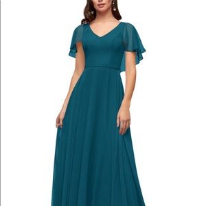 wedding, prom, dress with a line fit